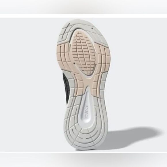 NIB WOMEN'S ADIDAS GX7320 EQ21 RUN RUNNING BLACK/WHITE/PINK STYLISH - Picture 3 of 5